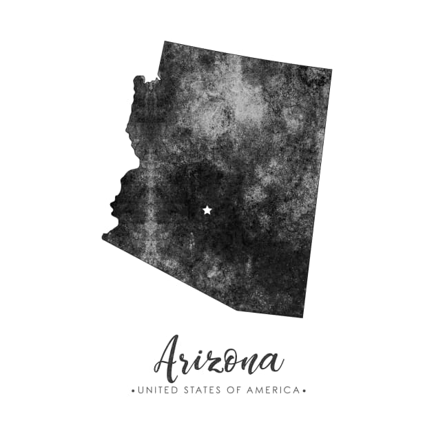 Arizona state map by StudioGrafiikka