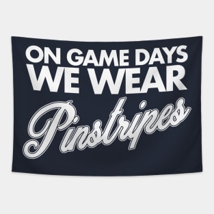 Game Day Pinstripes Tapestry