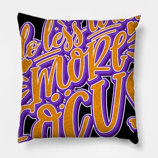 Do Less With More Focus Pillow