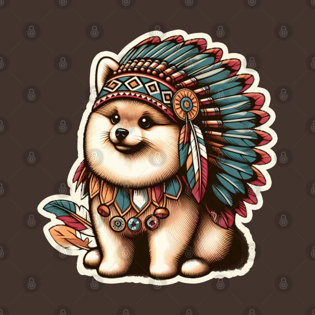 Pomeranian indian by k9-tee