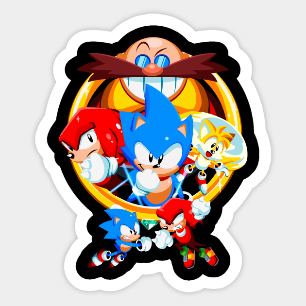 Gotta go Fast Movie - Sonic - Sticker