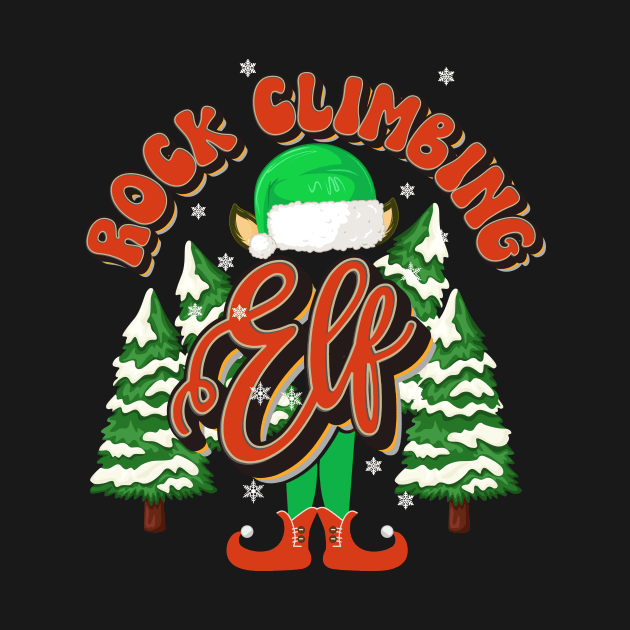 ROCK CLIMBING ELF CHRISTMAS by HomeCoquette