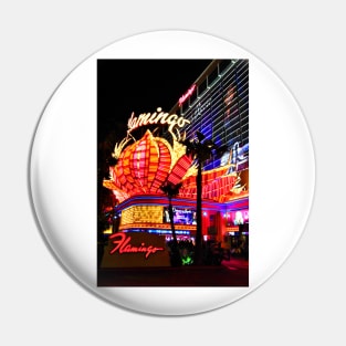 Flamingo Las Vegas Hotel Neon Signs America Pin