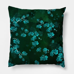 Cherry Flower 10 (spring floral pattern) Pillow