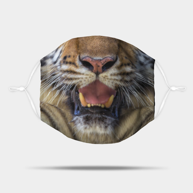 Tiger Face Mask For Covid 19 Tiger Face Mask Teepublic