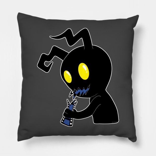 Heartless Ate it... Pillow by SalwaSAlQattan