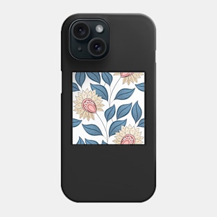 Spring Pattern with Floral Motifs Phone Case