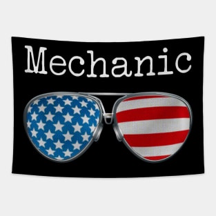 AMERICA PILOT GLASSES MECHANIC Tapestry