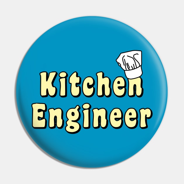 Kitchen Engineer Pin by Barthol Graphics