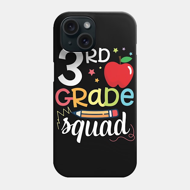 Pencil Student Teacher Happy Back To School 3rd Garde Squad Phone Case by hoaikiu