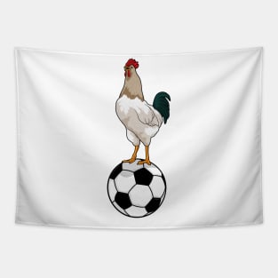 Rooster Soccer player Soccer Tapestry