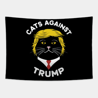 Cats Against Trump, Funny Cat Tapestry