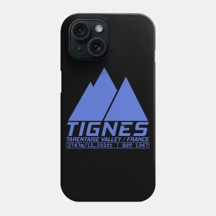 Tignes France Ski Resort Tarentaise Valley Skiing Phone Case