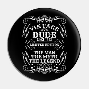 Vintage Dude 1993 Gift Pin