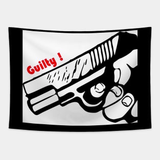 Handgun Justice Tapestry