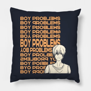 The Boy Guy Problem - Aesthetic Logo Design Pillow