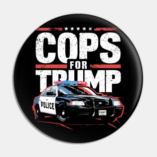 Cops For Trump 2024 Election Police Pin