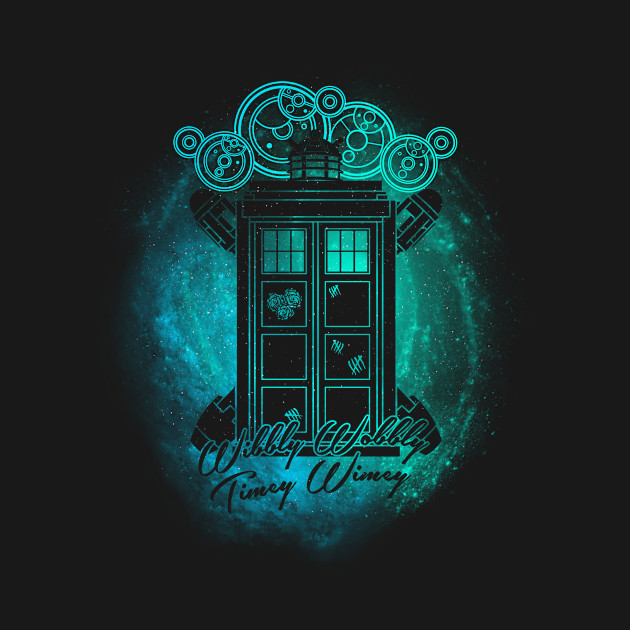 Discover Wibbly Wobbly Timey Wimey - Tardis - T-Shirt