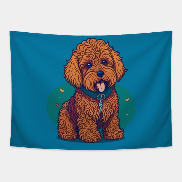 Goldendoodle Tapestry by SpriteGuy95