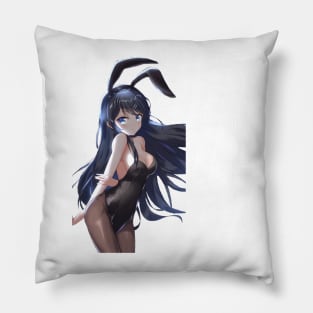 Mai Sakurajima From The Rascal Does Not Dream of Bunny Girl Senpai Pillow