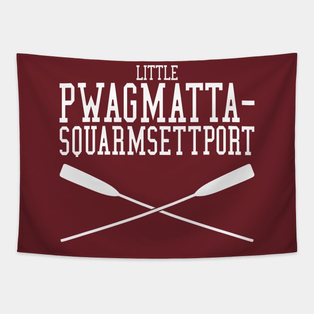 Little Pwagmattasquarmsettport Tapestry by Little P Coastwear