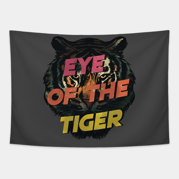 Eye of the tiger Tapestry by EzekRenne