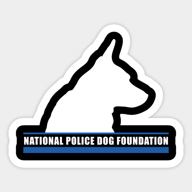 K9 White Outline 2 K9 Sticker Teepublic Au