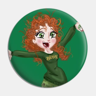 Ginger Fall Obsessed Girl Pin