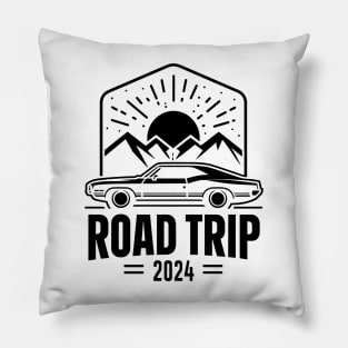 road trip 2024 for road trip family Pillow