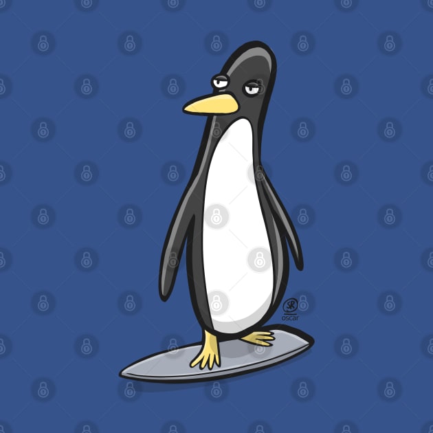 Penguin Linux surf by oscarsanchez