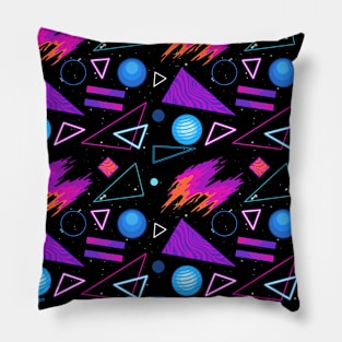 Geometrical Space Pattern Cosmic Pop Art Universe Pillow