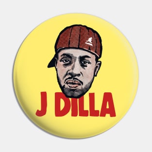 J Dilla / Original Hip Hop Fan Design Pin