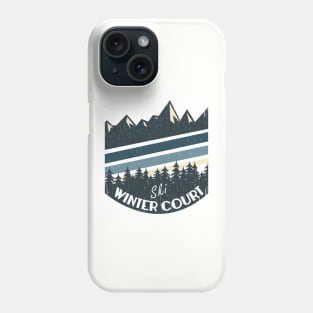 Distressed Winter Court Vacation Phone Case