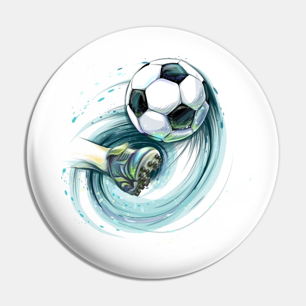 kick soccer ball leg hand drawn Pin by Mako Design 