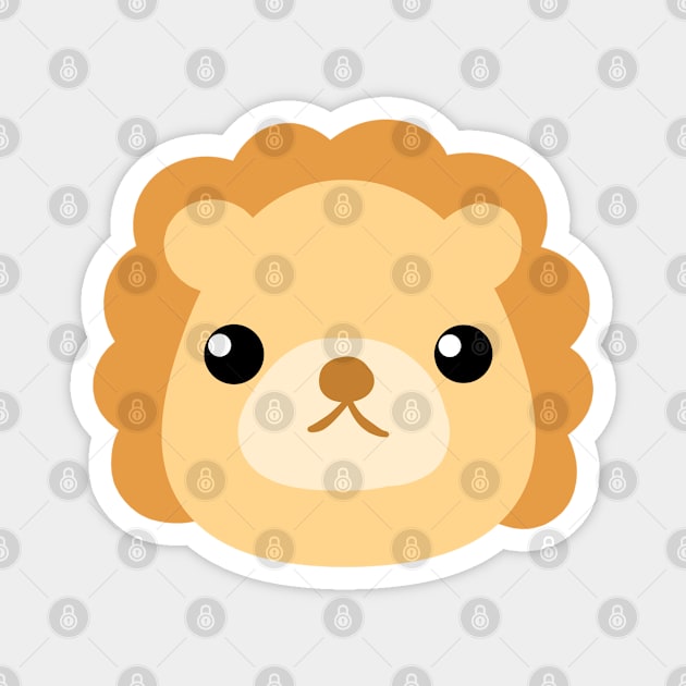 Cute Lion Magnet by PoquetoMonsta