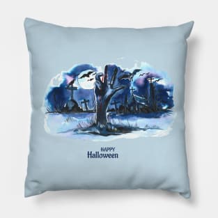 Zombie Hand Rising Halloween Pillow