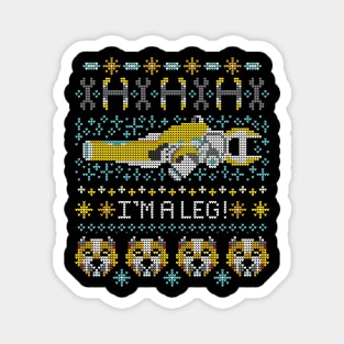 Hunk Ugly Holiday Sweater Magnet