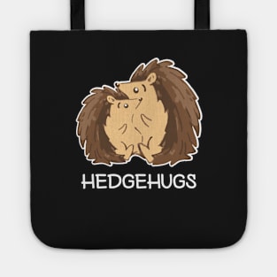 Hedgehugs. Cute Hedgegog Lovers Shirt for Valentines Day Tote