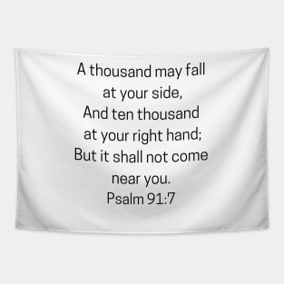 Psalm 91 7 Tapestry