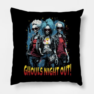 Ghouls Night Out! Pillow