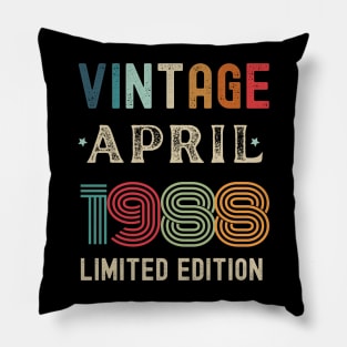 April Birthday Gift Pillow