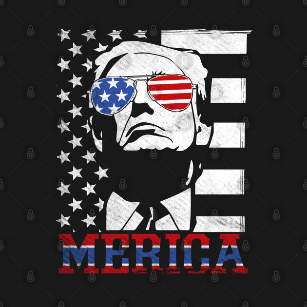 Discover Merica Donald Trump - 4th Of July - T-Shirt