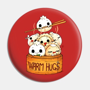 Dumpling Hugs food fun parody Pin