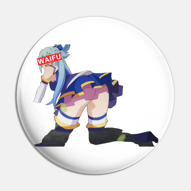 Aqua Konosuba Booty Anime Aqua Konosuba Booty Anime Pin Teepublic Au