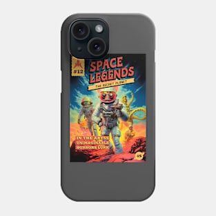 Vintage Sci Fi Martians Comic Phone Case