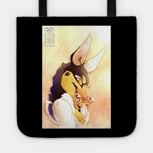 Draco Doberman Sketched Bust Tote