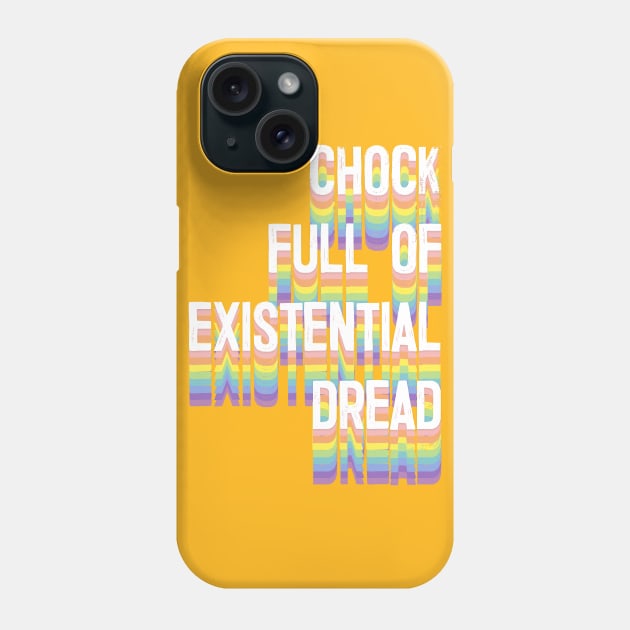 existential dread -_- Phone Case by DankFutura