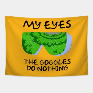 Simpsons Radioactive Man - My Eyes! The Goggles do Nothing Tapestry