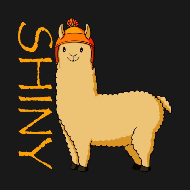 Shiny Firefly Llama by Alisha Ober Designs