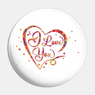 I Love You Pin